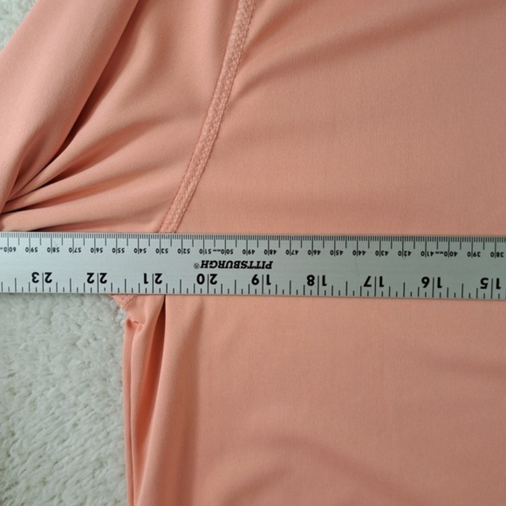 Reel Life Fishing Sun Shirt Mens Medium Peach - Picture 4 of 7